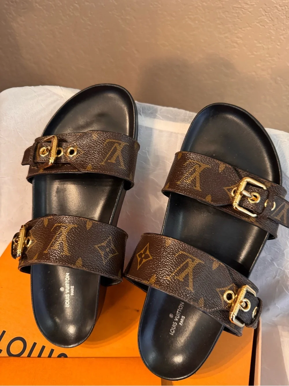 Authentic Louis Vuitton slide